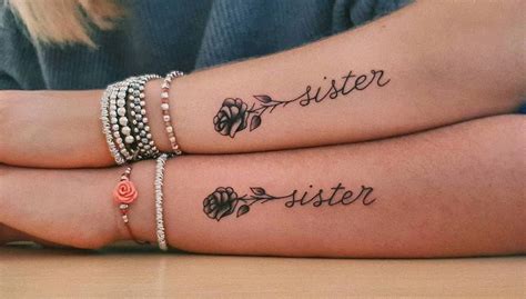 meaningful sister tattoo ideas